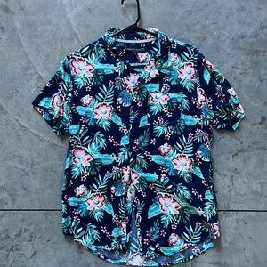 Mens short sleeve button down